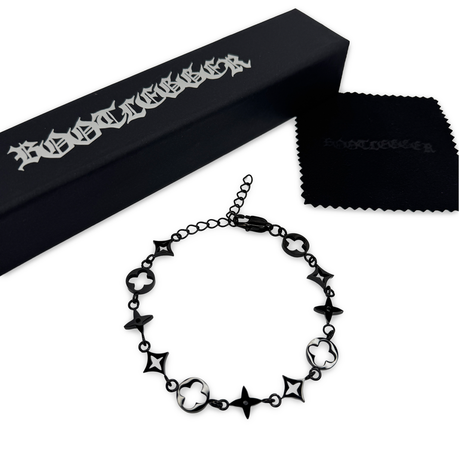 BOOTLEGGER CHARM BRACELET - BLACK