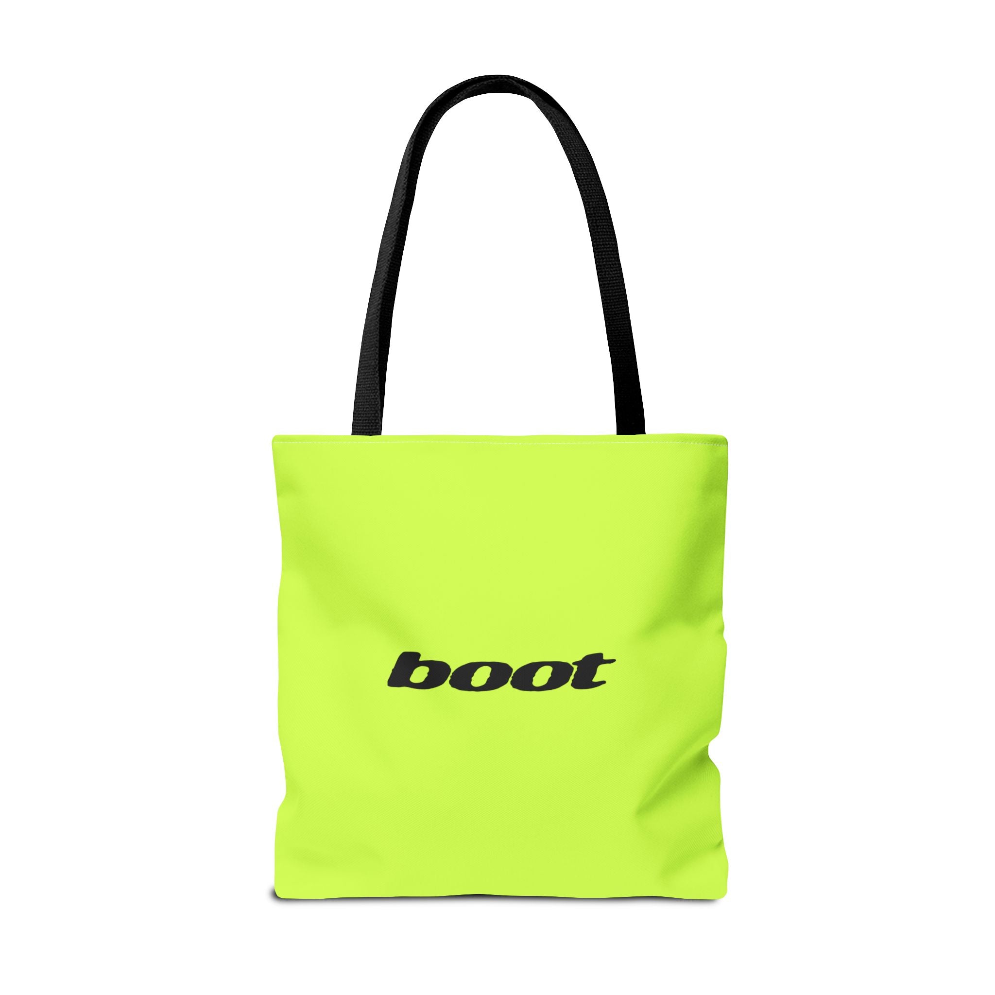 BOOT TOTE BAG - SAFETY GREEN