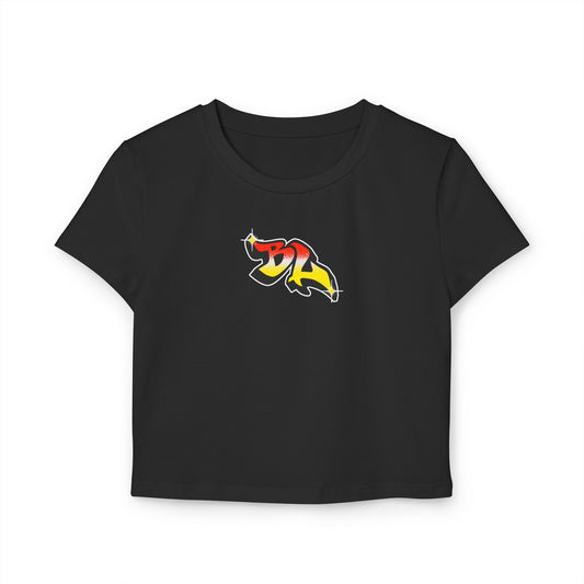 B.L. BABY TEE [RED] BLACK