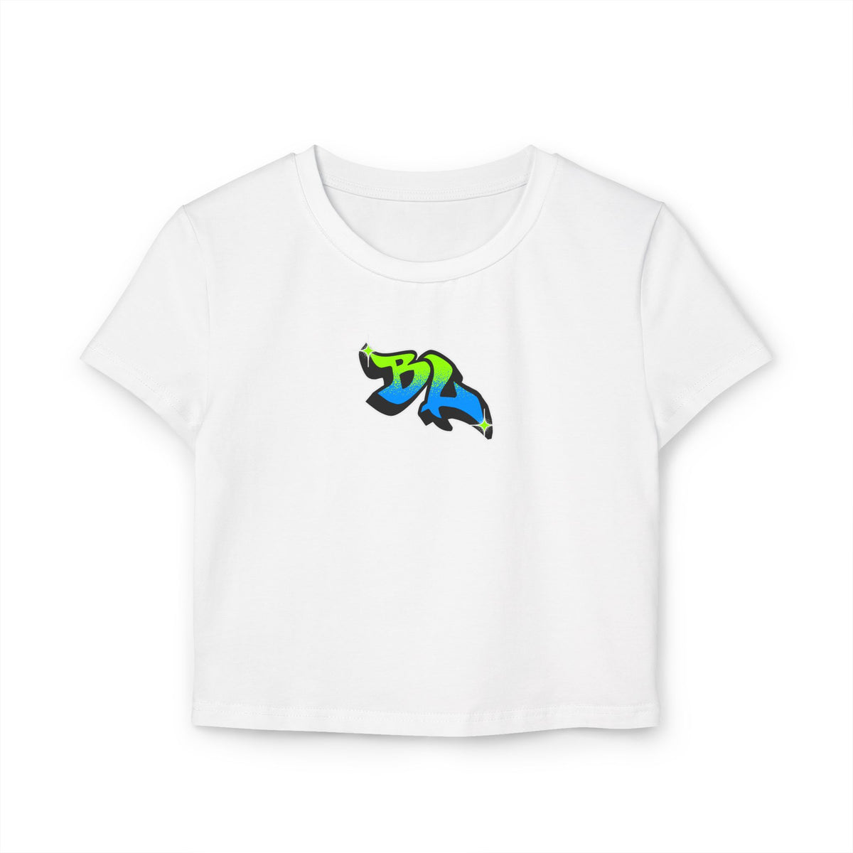 B.L. BABY TEE [GREEN] WHITE