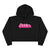 BARBIE RIDDIM CROP HOODIE BLACK