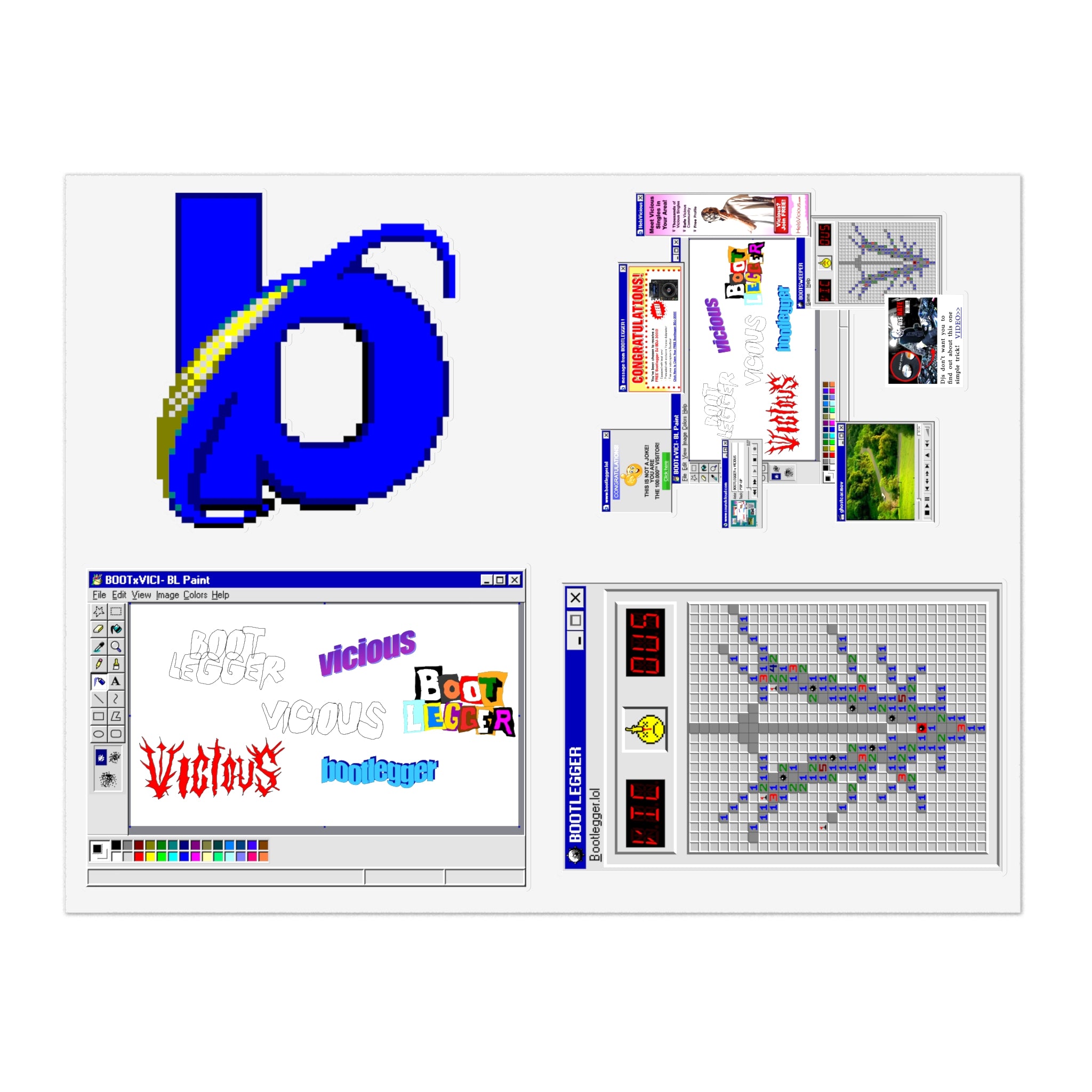 POP-UP STICKER SHEET [LARGE]