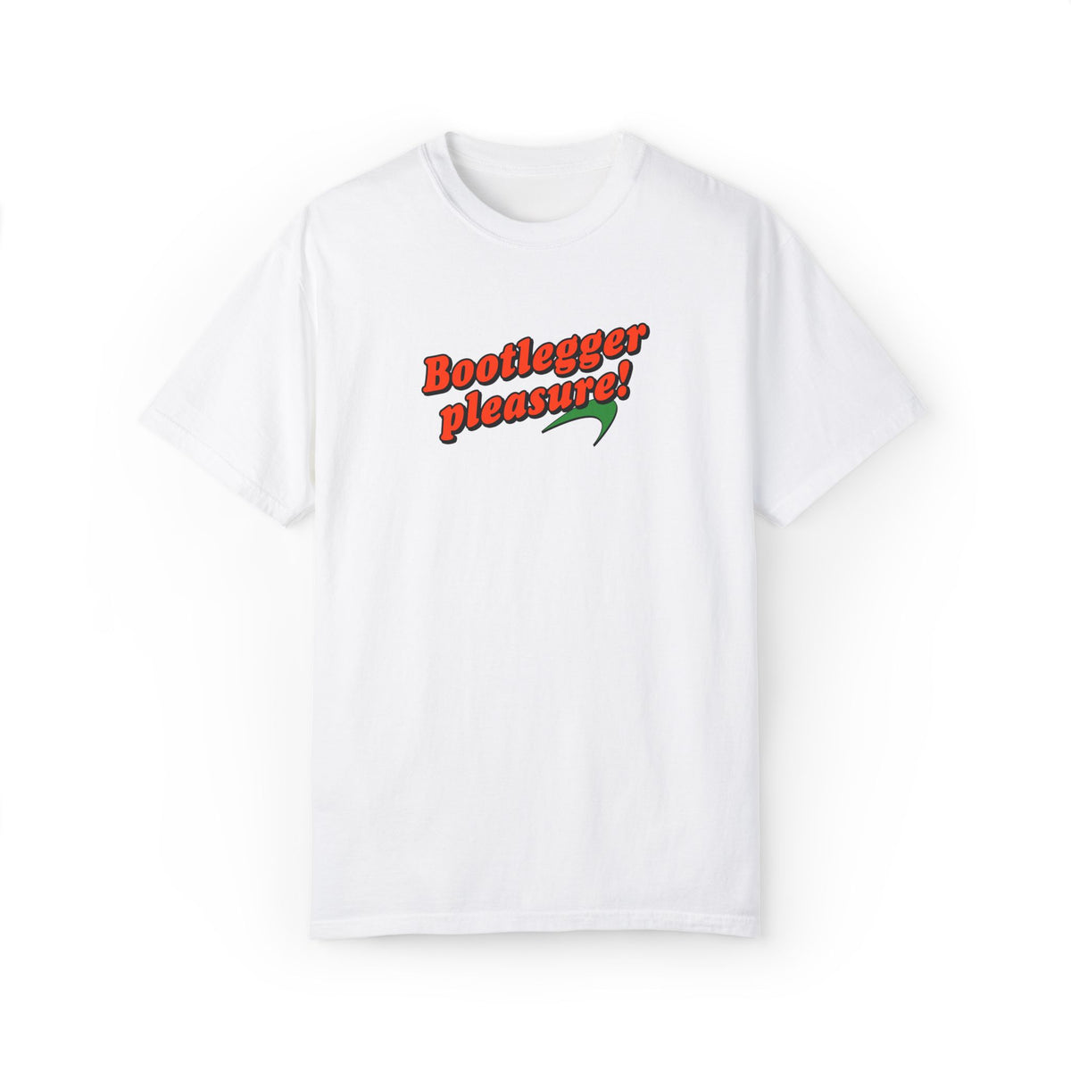 BOOTLEGER PLEASURE! TEE WHITE