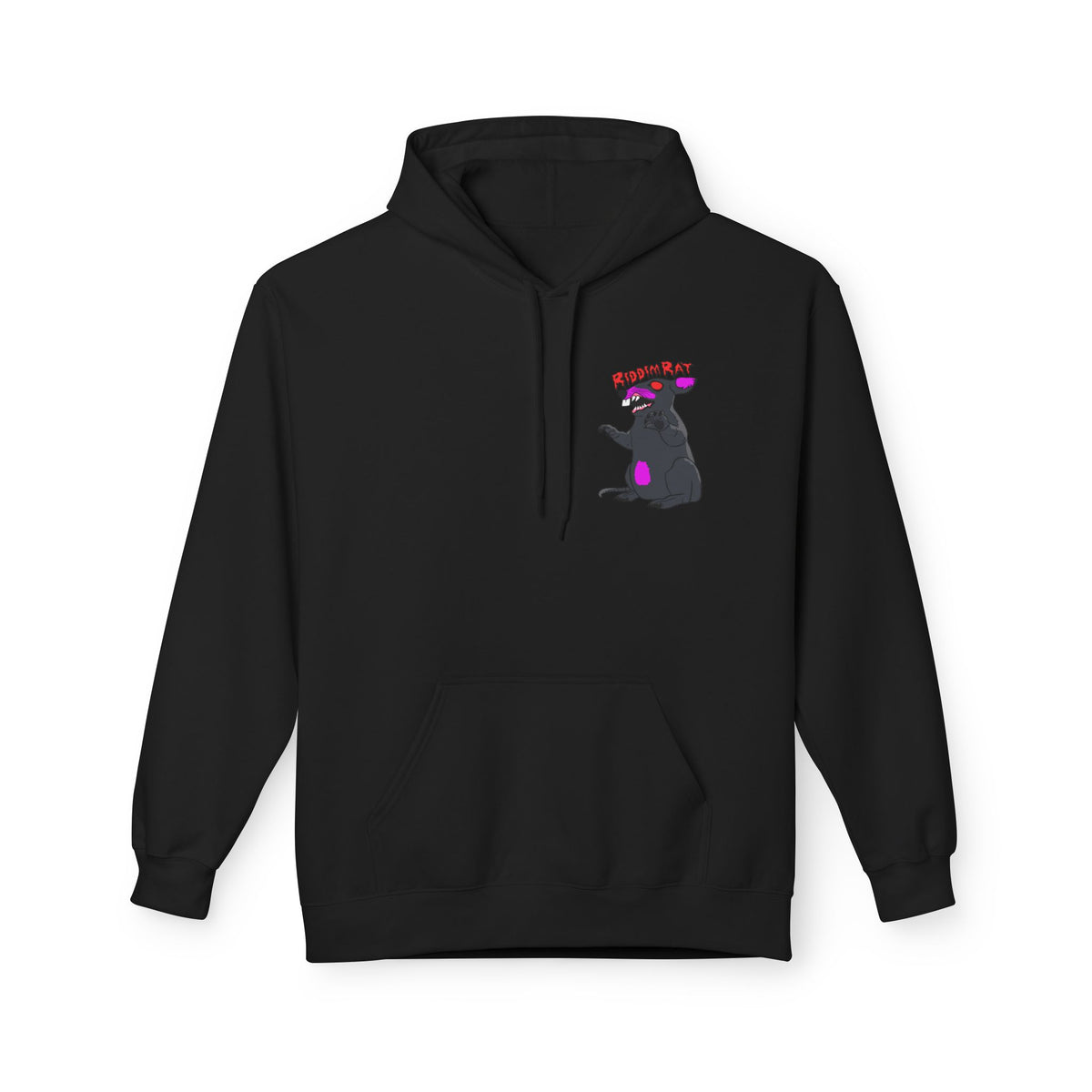 SCABBY RIDDIM RAT HOODIE BLACK