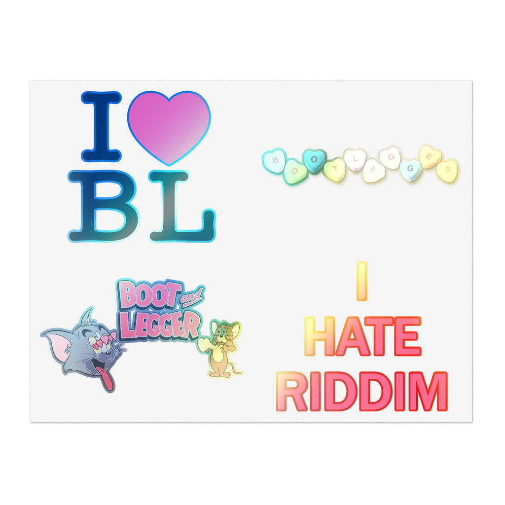 VALENTINES LARGE STICKER SHEET