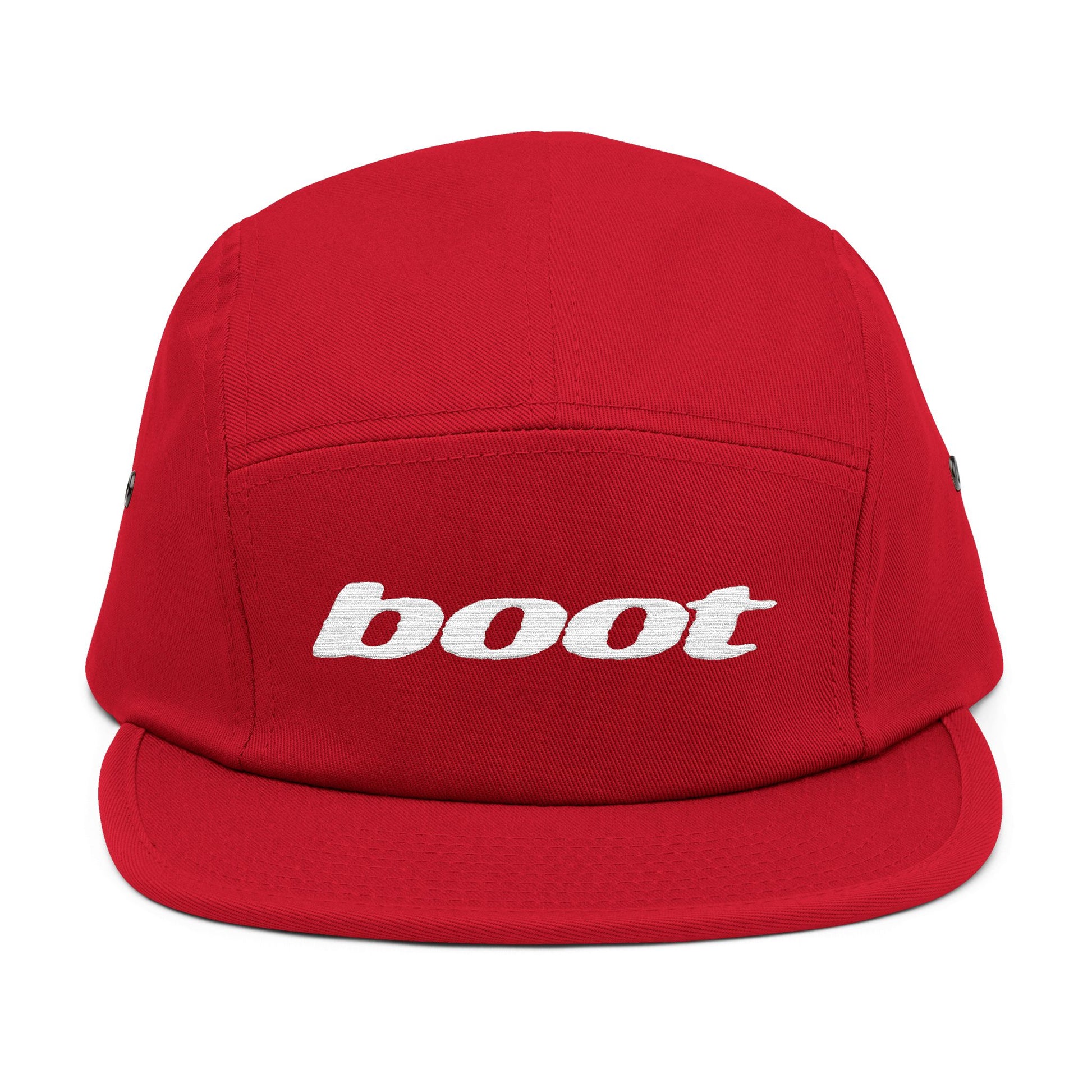 BOOT 5 PANEL HAT - RED