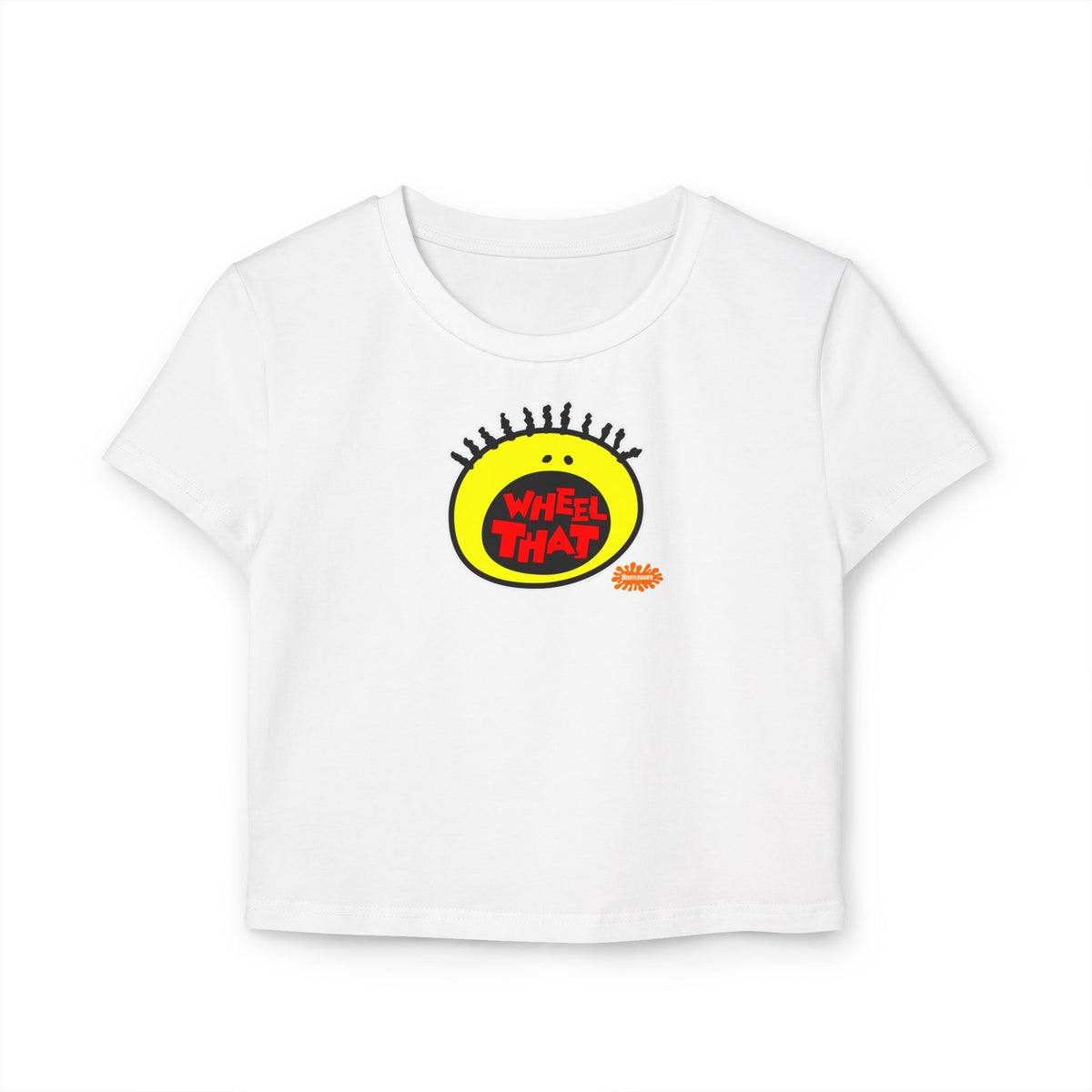 WHEEL THAT BABY TEE [YELLOW/BLACK] WHITE