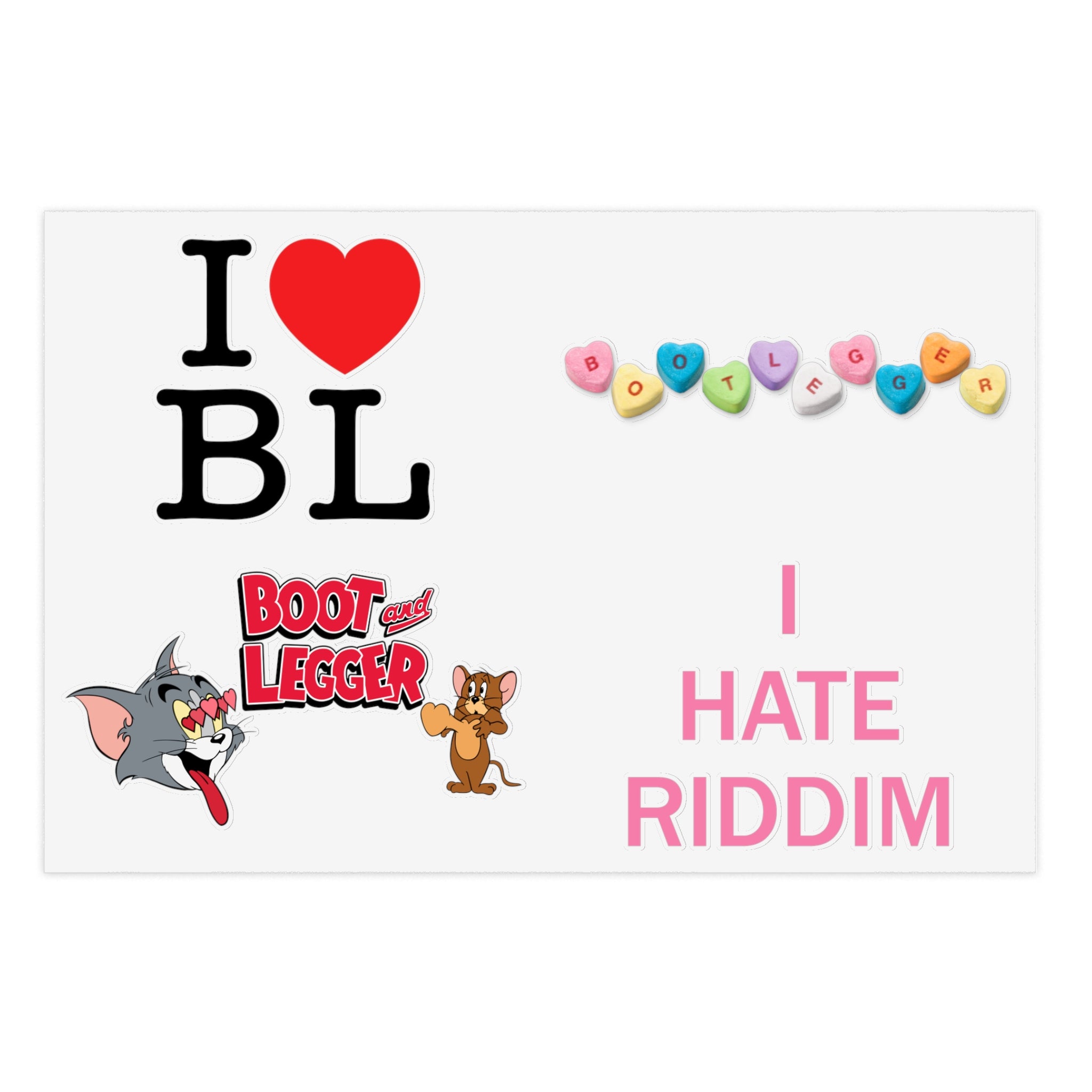 VALENTINES SMALL STICKER SHEET