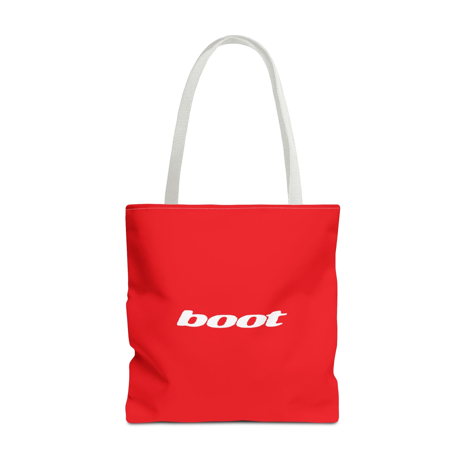 BOOT TOTE BAG - RED