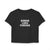 RIDDIM LIVES FOREVER BABY TEE BLACK