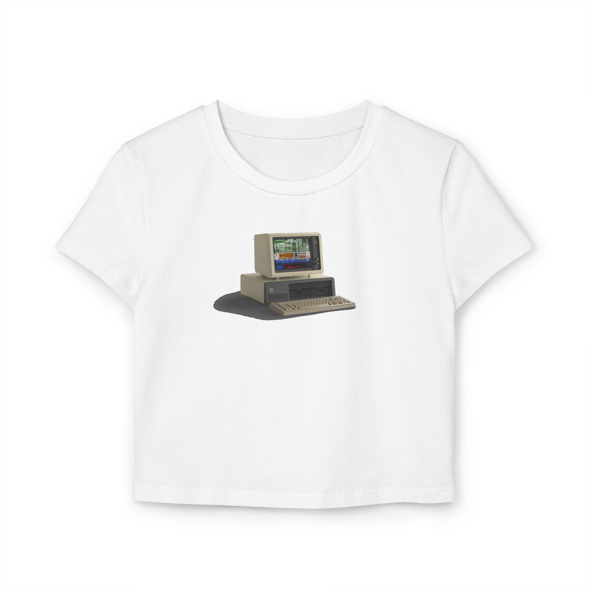 MALSTROM BABY TEE WHITE