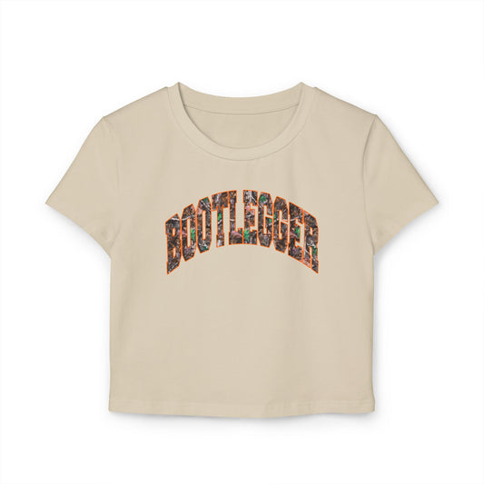 ORANGE CAMO BABY TEE OFF-WHITE