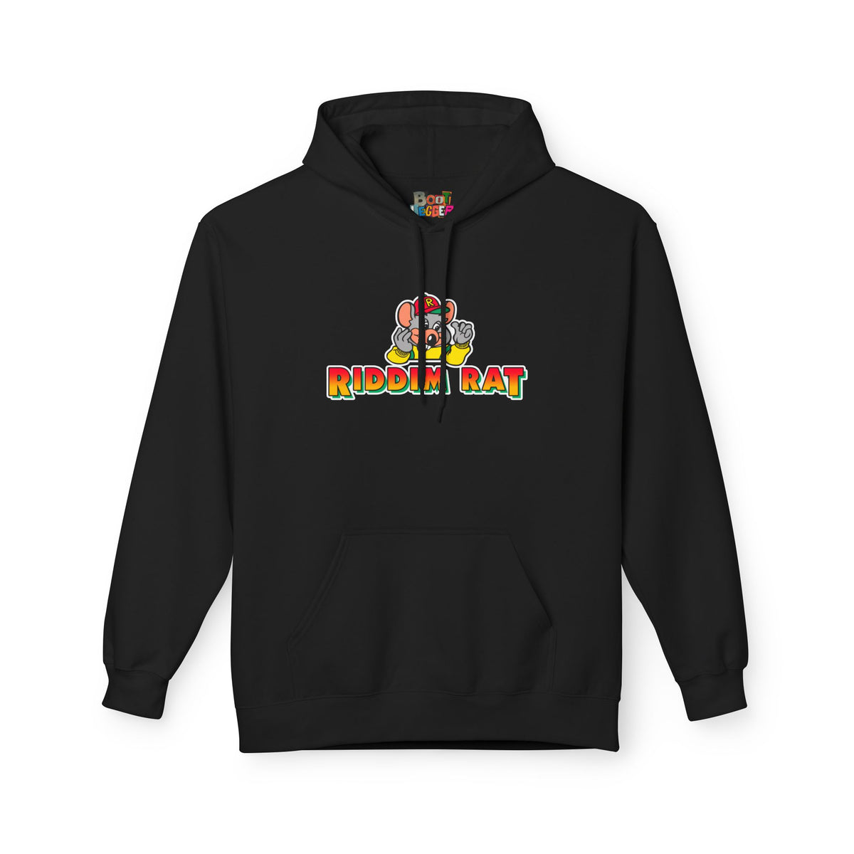 RIDDIM RAT HOODIE BLACK