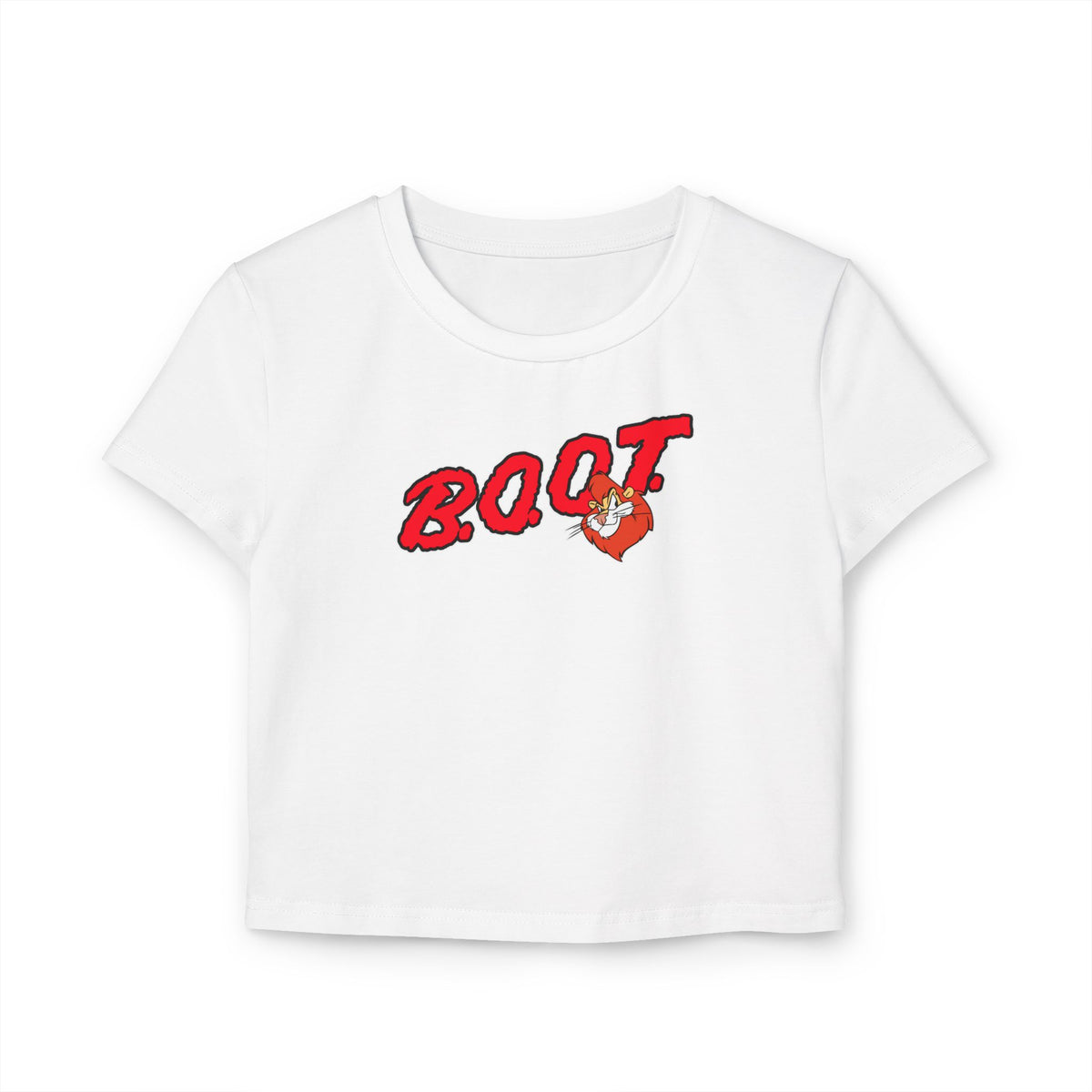 B.O.O.T BABY TEE WHITE