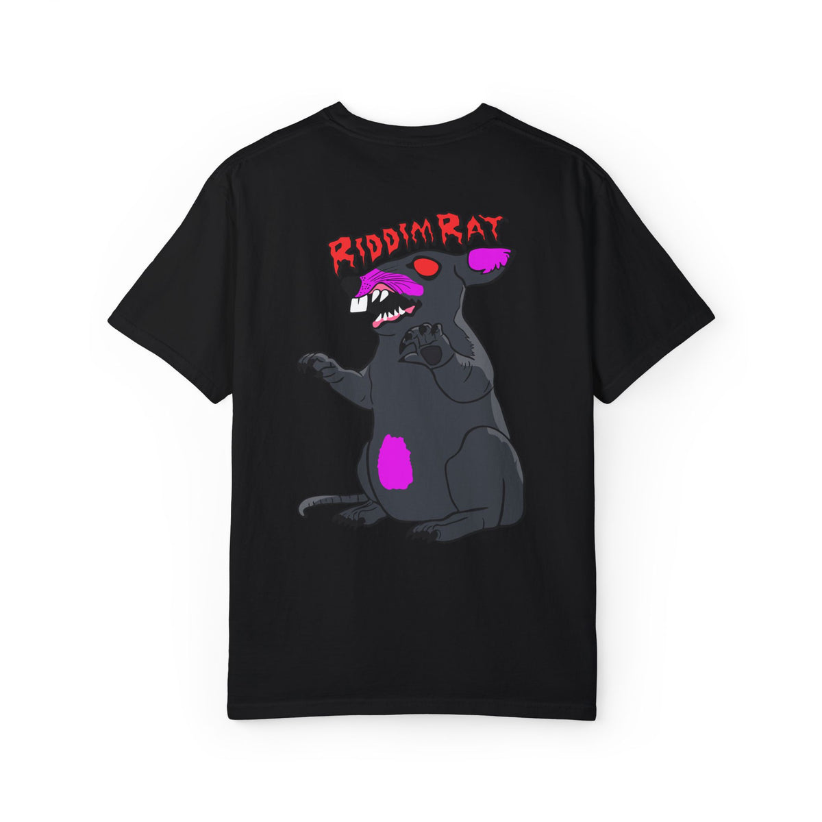 SCABBY RIDDIM RAT TEE BLACK