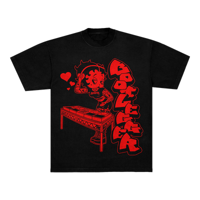 BETTY BOOT VALENTINES TEE - RED