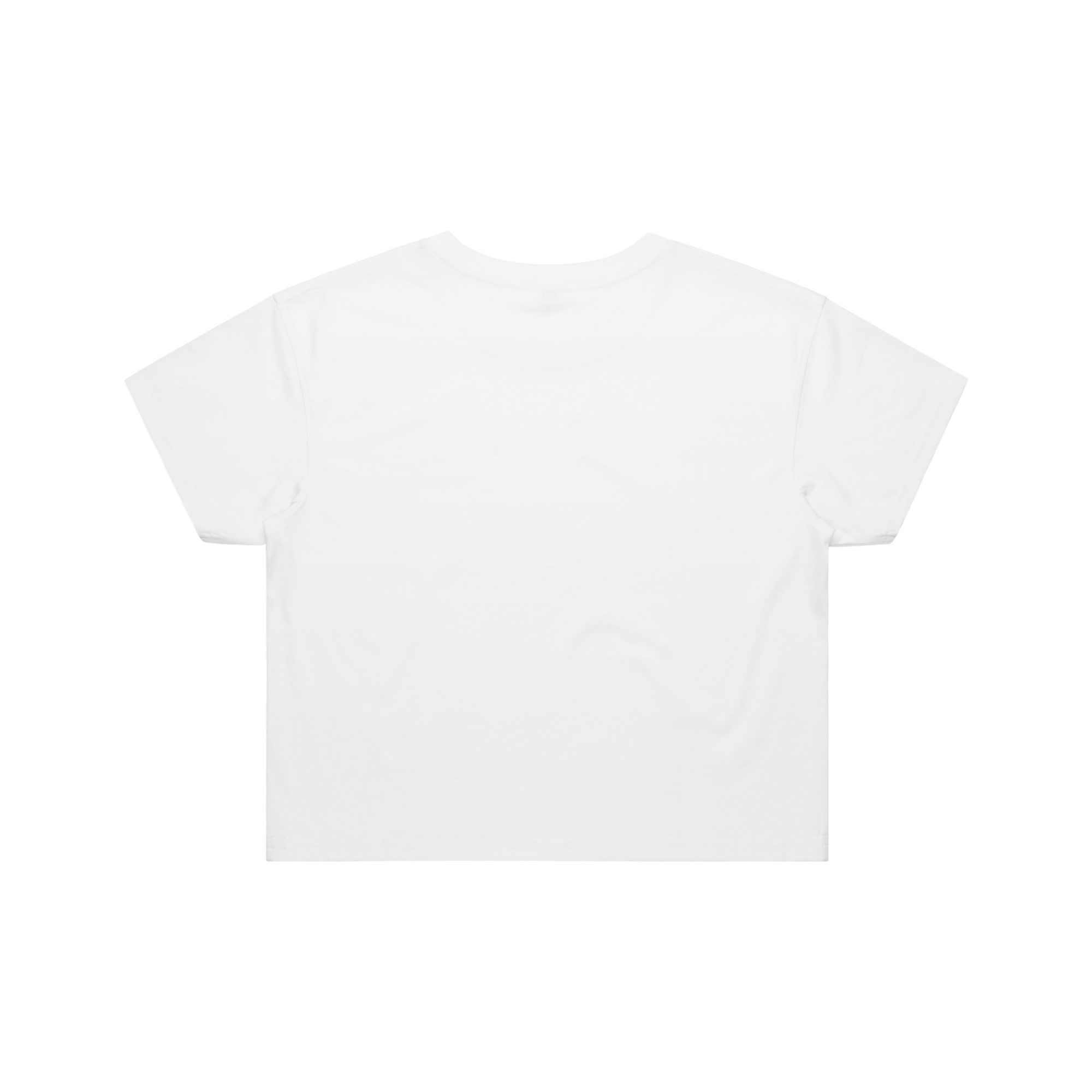 PARTY WITH RIDDIM SLUTS CROP TOP - WHITE