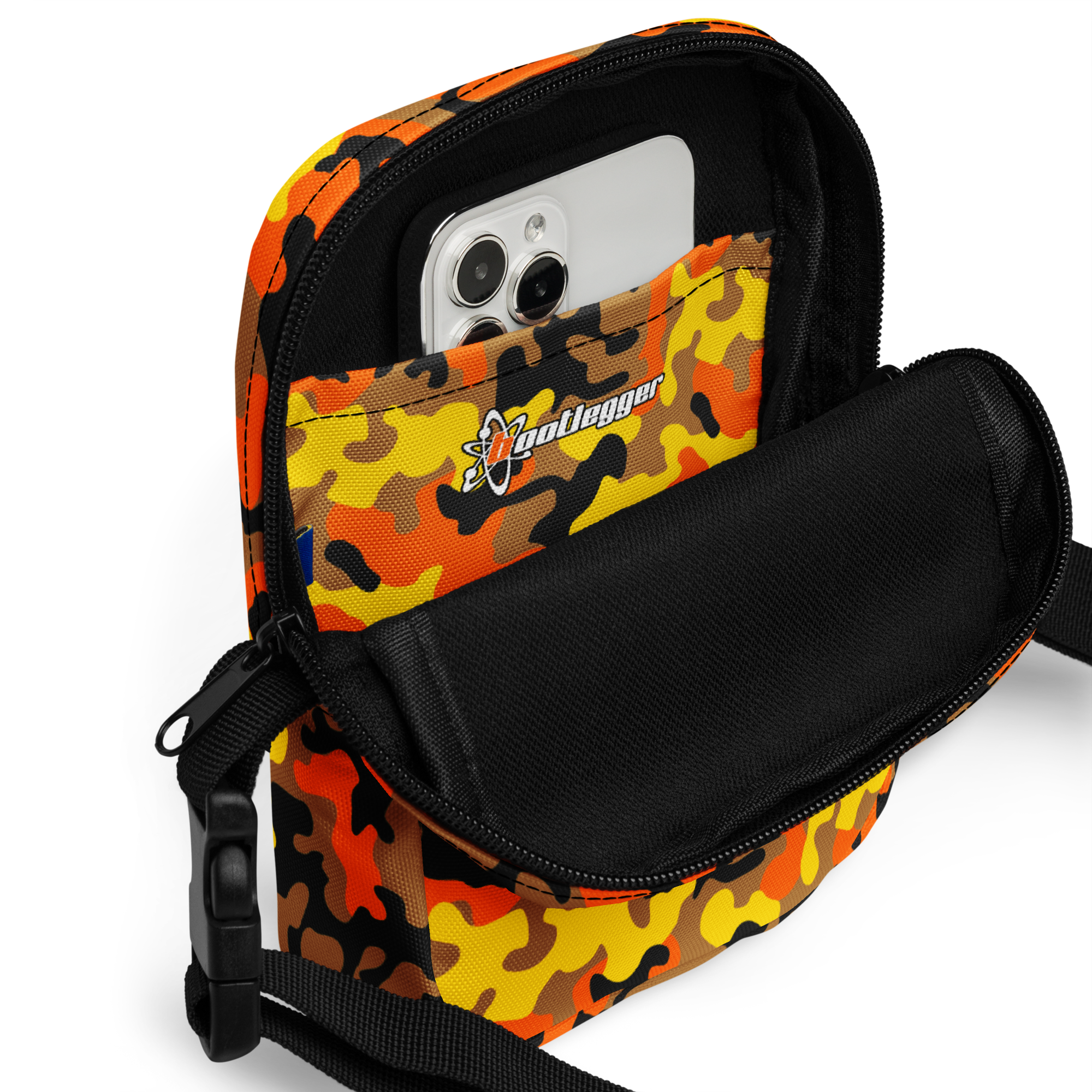 FALL CAMO CROSSBODY BAG