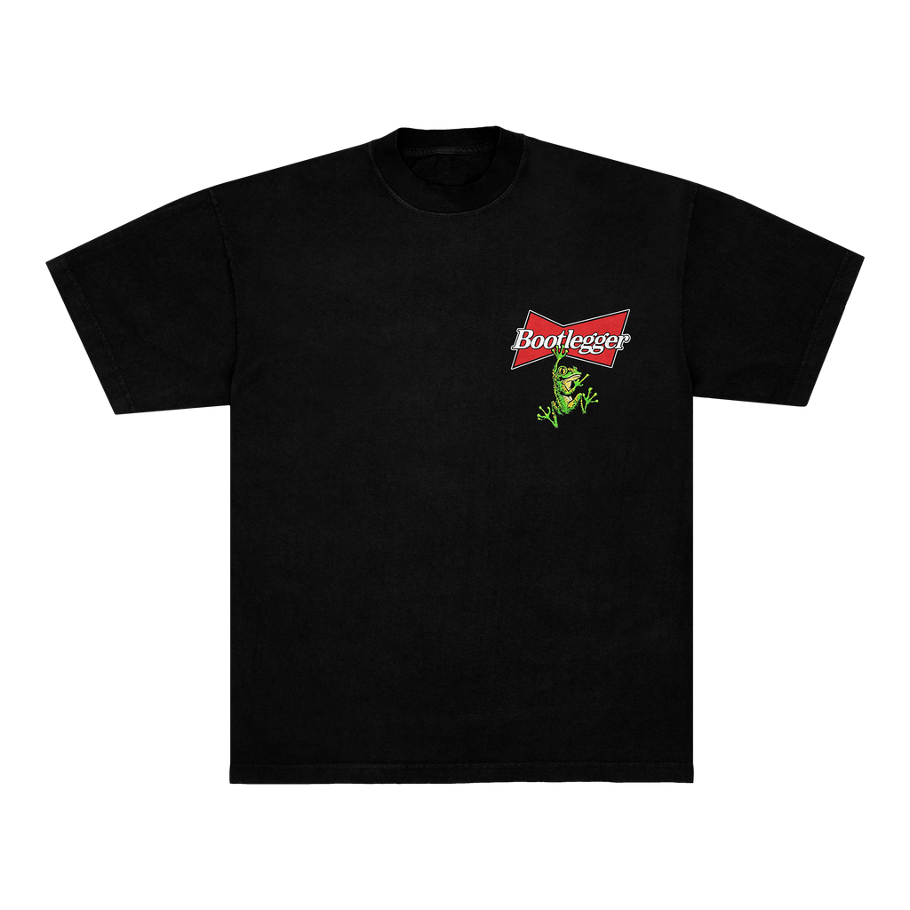 BUD FROG TEE - BLACK