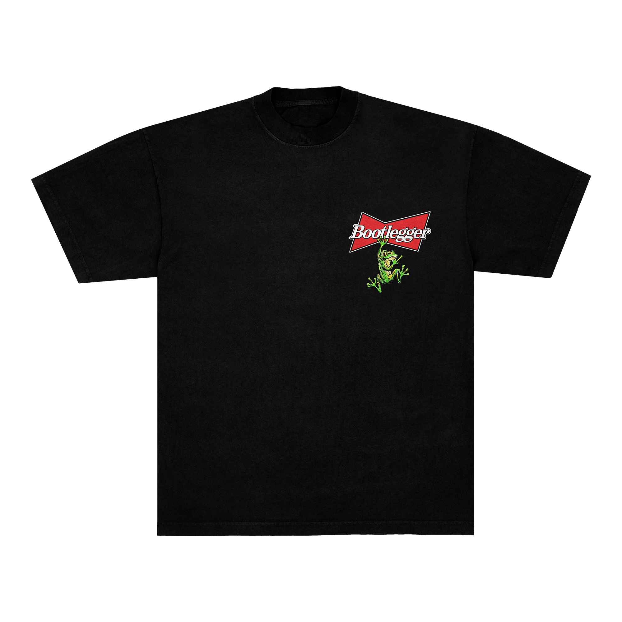 BUD FROG TEE - BLACK