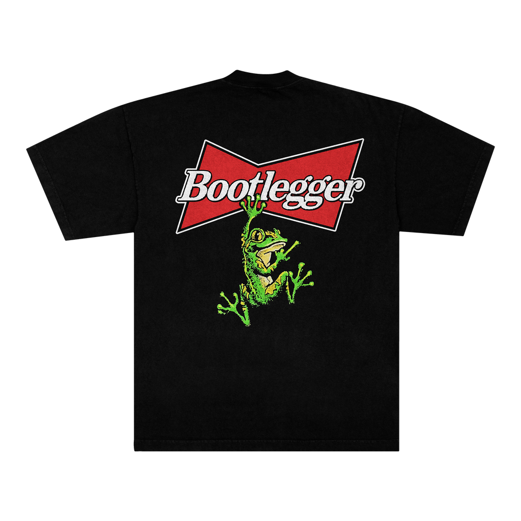 BUD FROG TEE - BLACK
