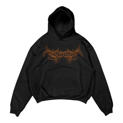 DEATH SPIKE HOODIE - ORANGE