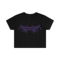 DEATH SPIKE CROP TOP - PURPLE