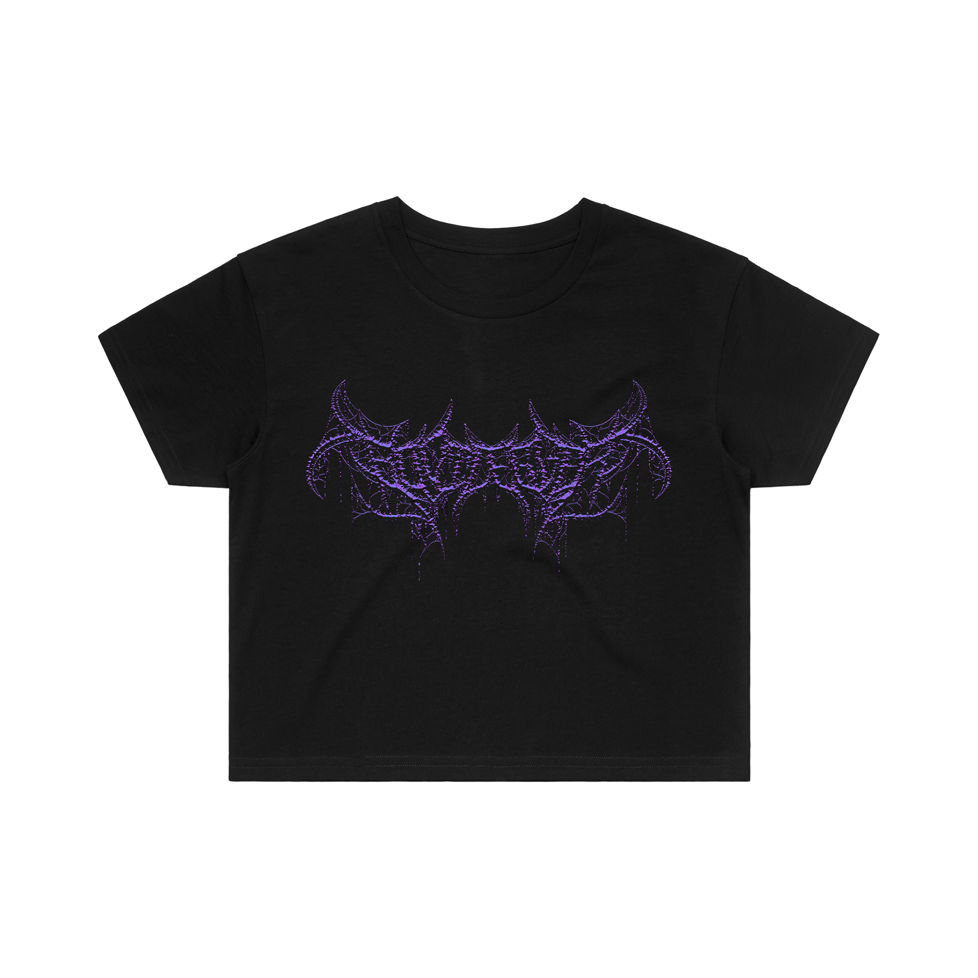 DEATH SPIKE CROP TOP - PURPLE