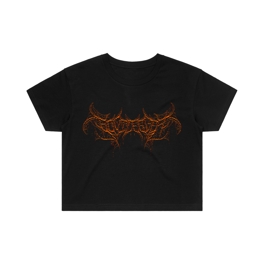 DEATH SPIKE CROP TOP - ORANGE