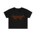DEATH SPIKE CROP TOP - ORANGE