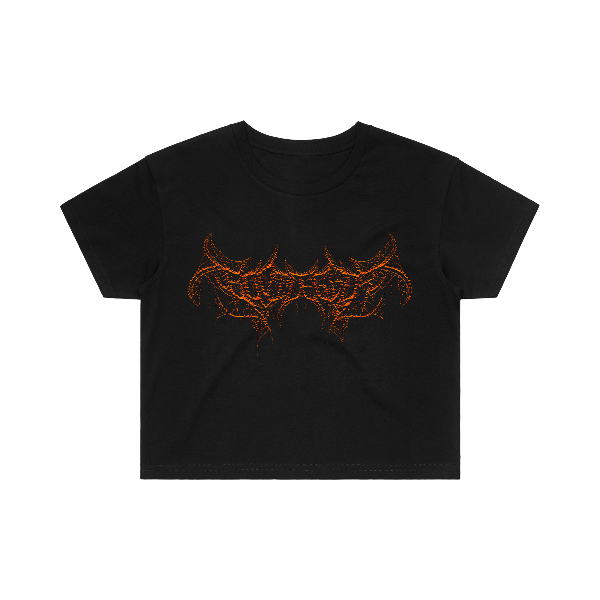 DEATH SPIKE CROP TOP - ORANGE