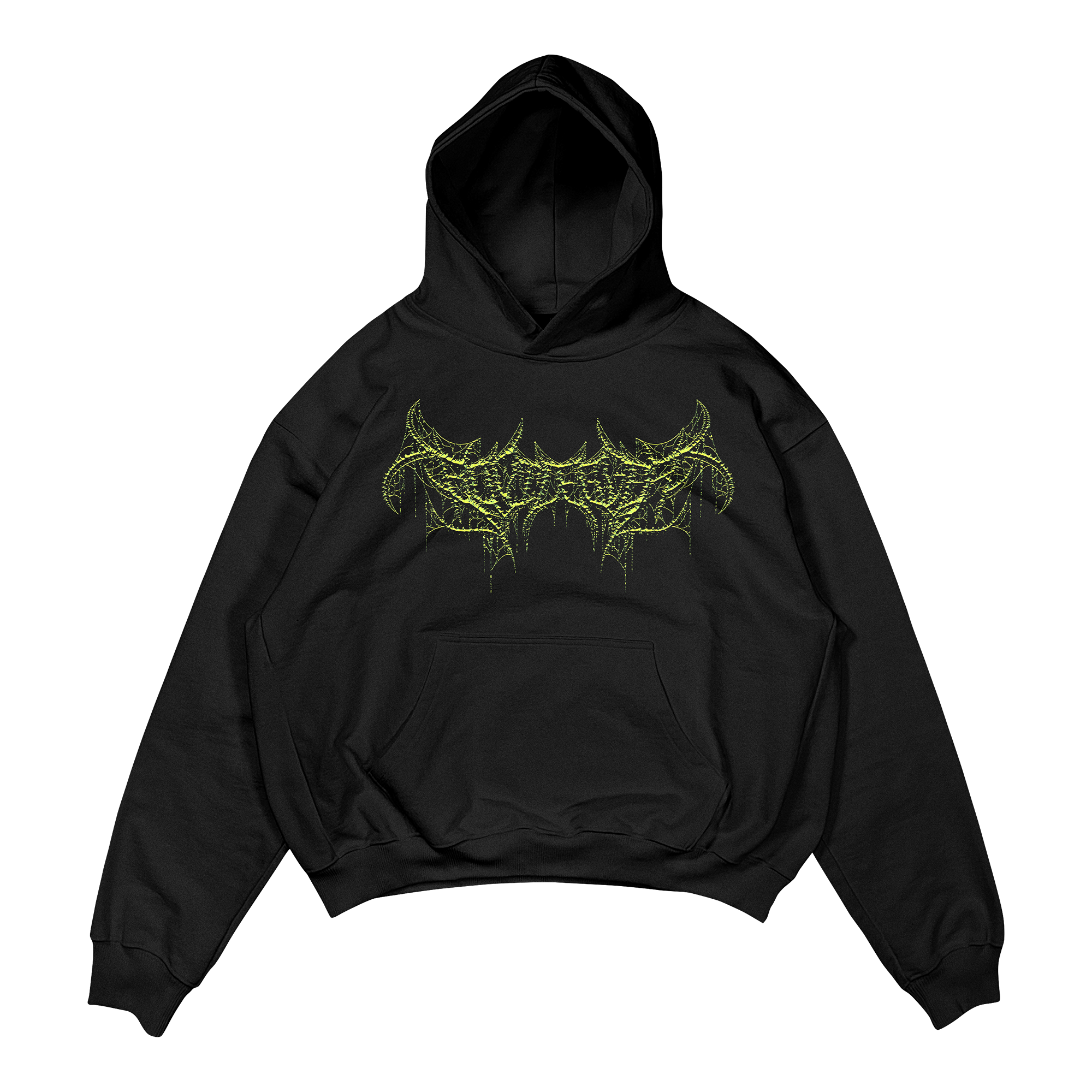 DEATH SPIKE HOODIE - GREEN