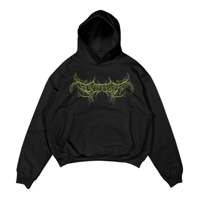 DEATH SPIKE HOODIE - GREEN