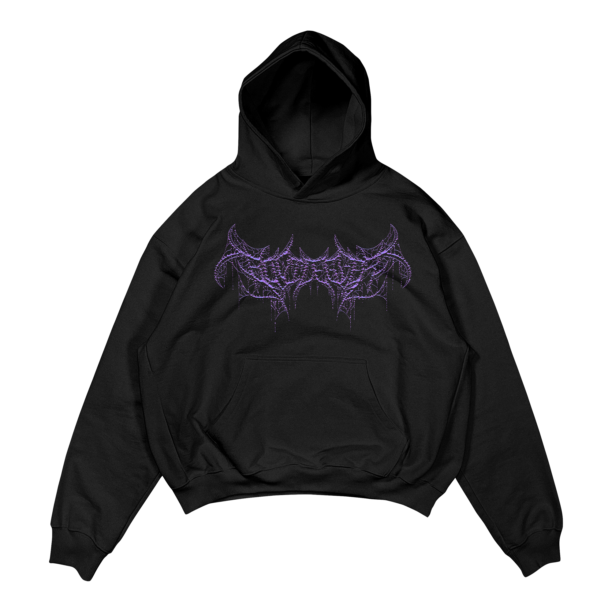 DEATH SPIKE HOODIE - PURPLE