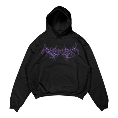 DEATH SPIKE HOODIE - PURPLE