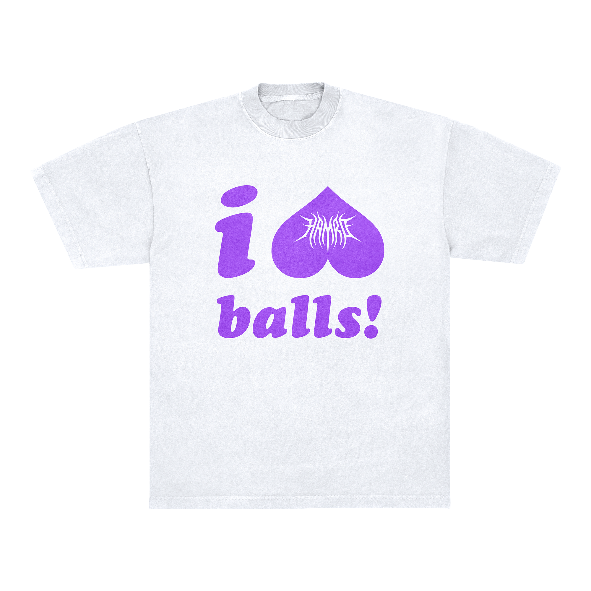 I LOVE BALLS! TEE - WHITE