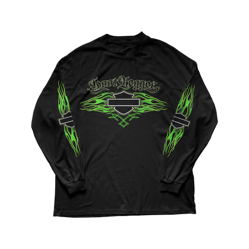 HARLEY LONG SLEEVE TEE - GREEN