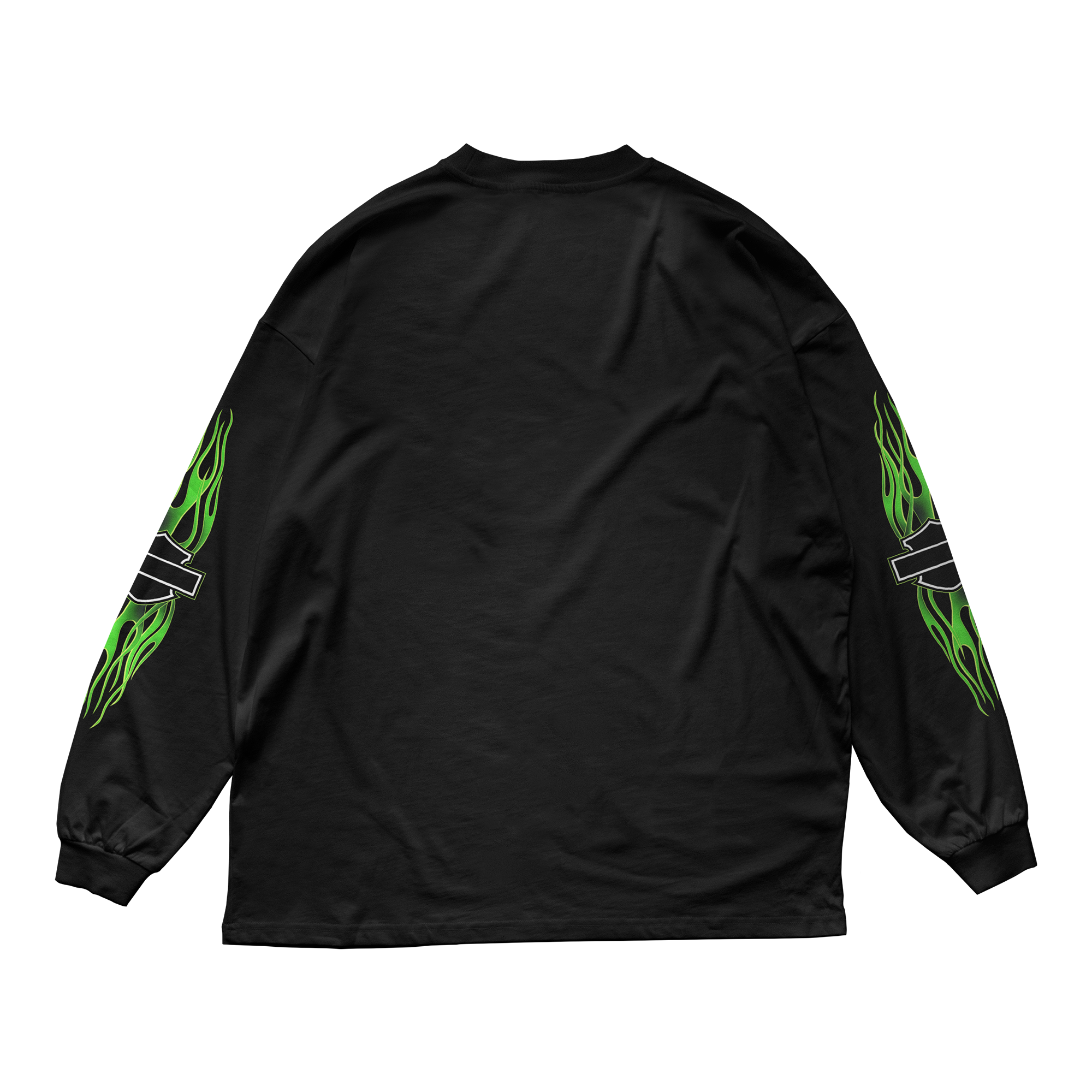 HARLEY LONG SLEEVE TEE - GREEN