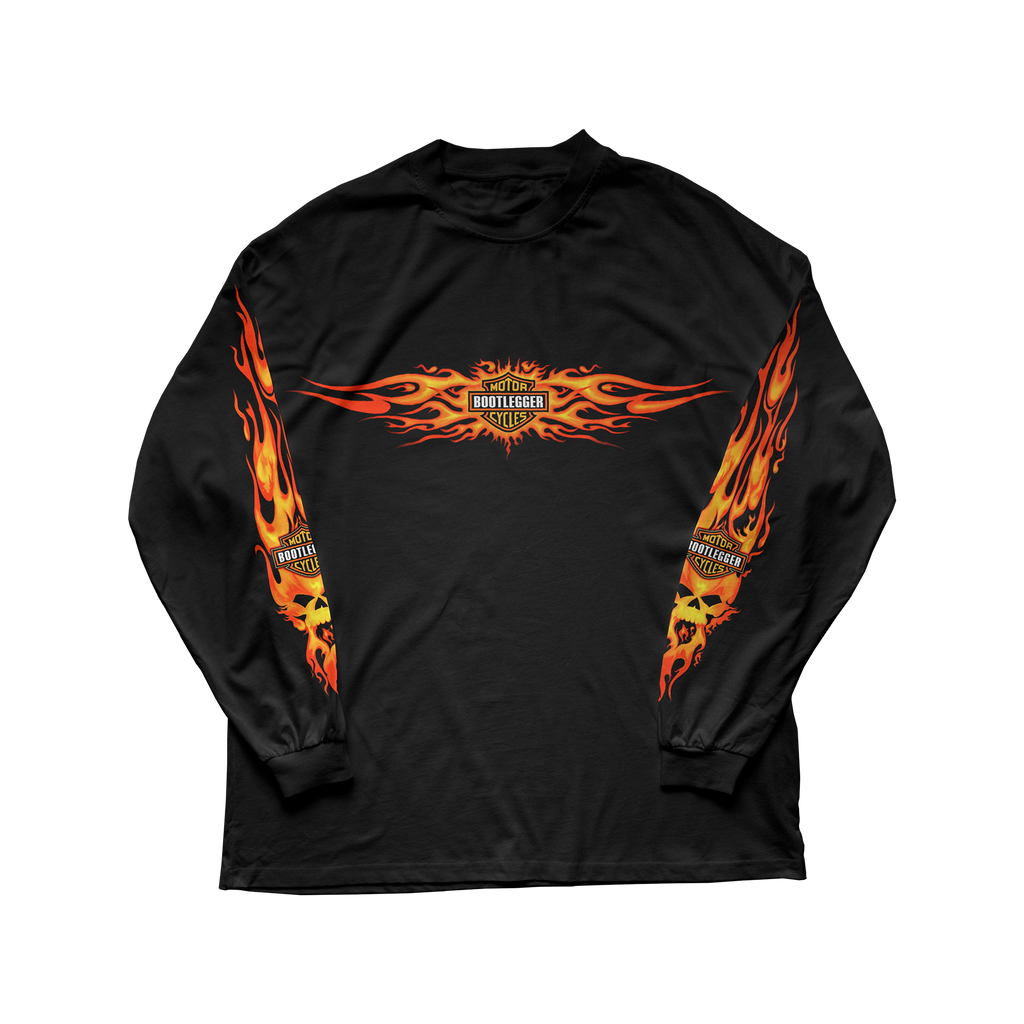 HARLEY LONG SLEEVE TEE - RED