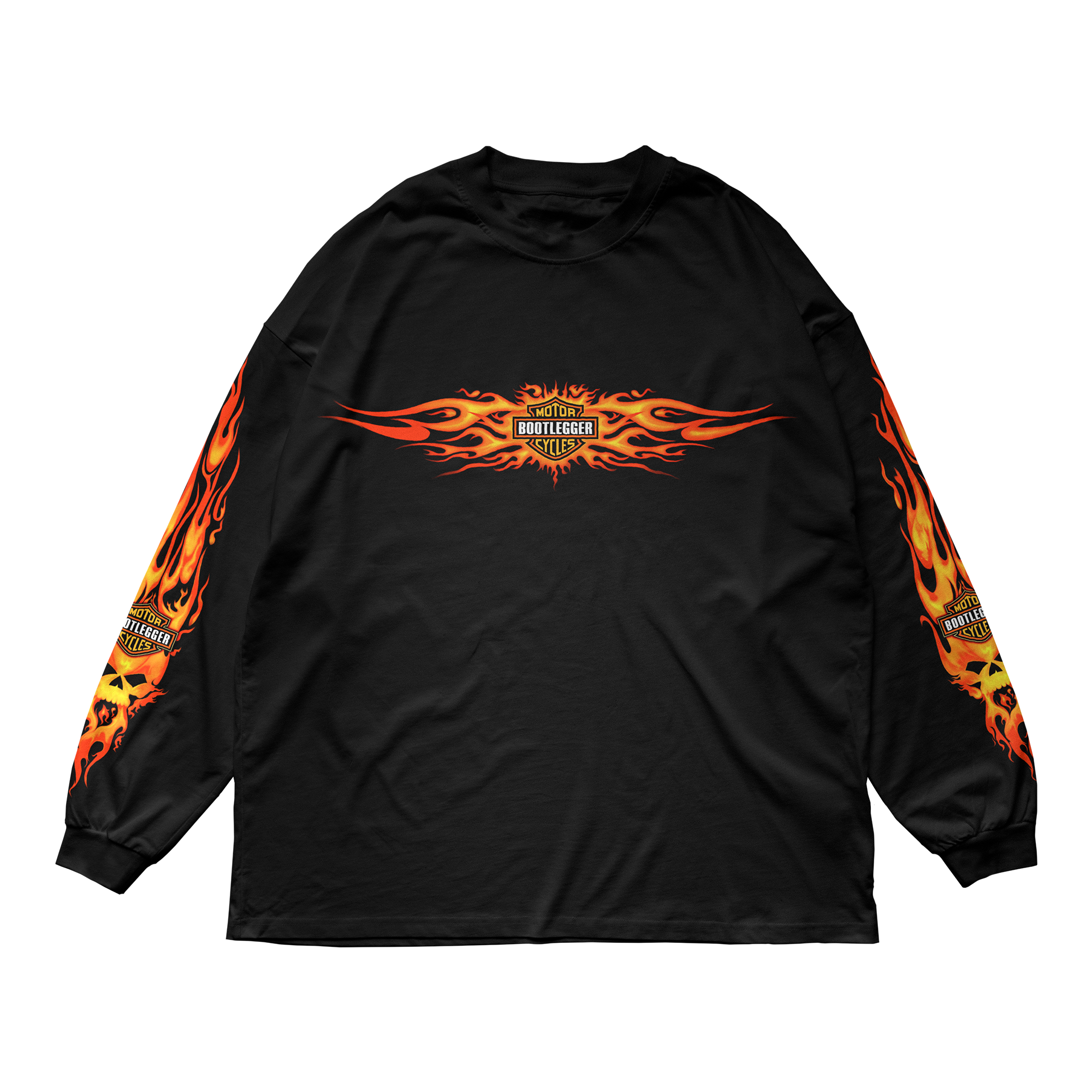 HARLEY LONG SLEEVE TEE - RED