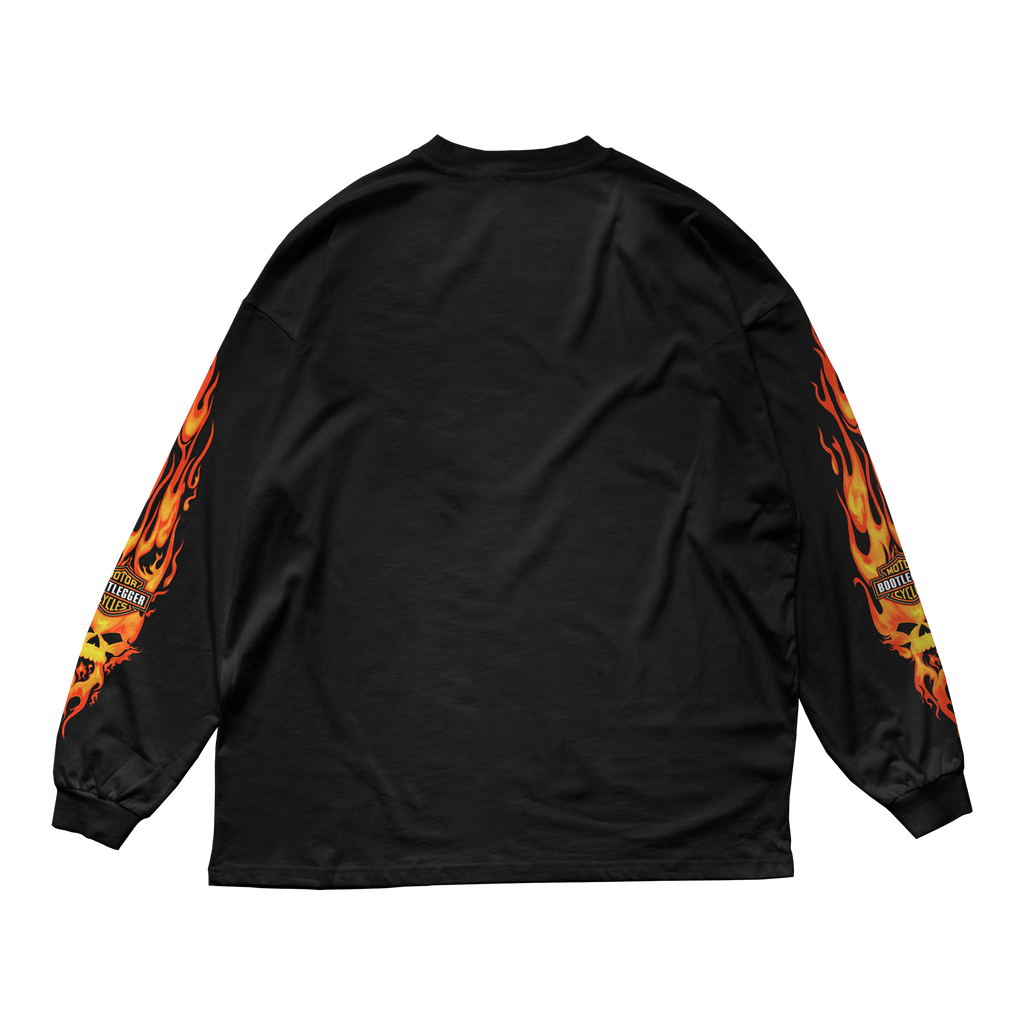 HARLEY LONG SLEEVE TEE - RED