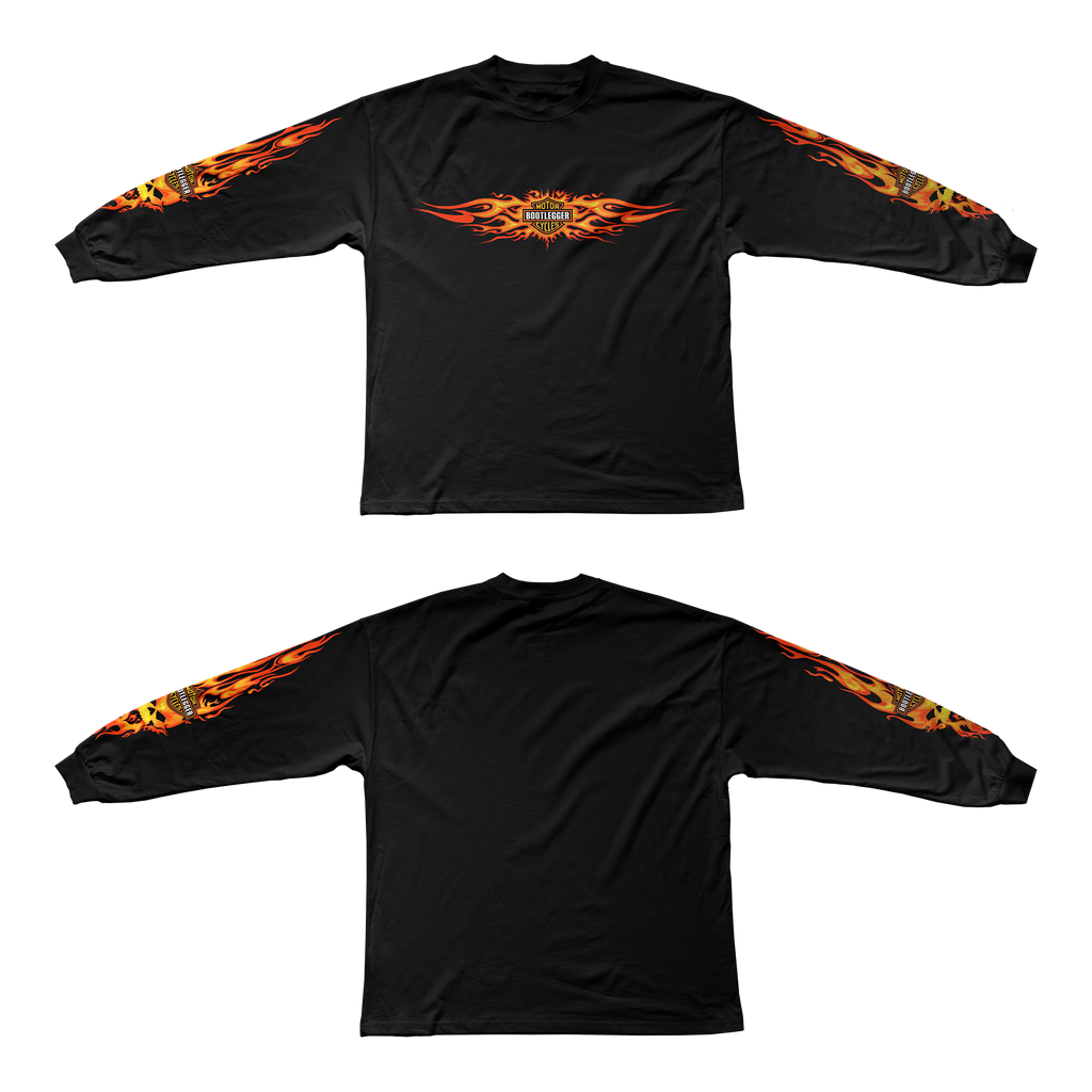 HARLEY LONG SLEEVE TEE - RED