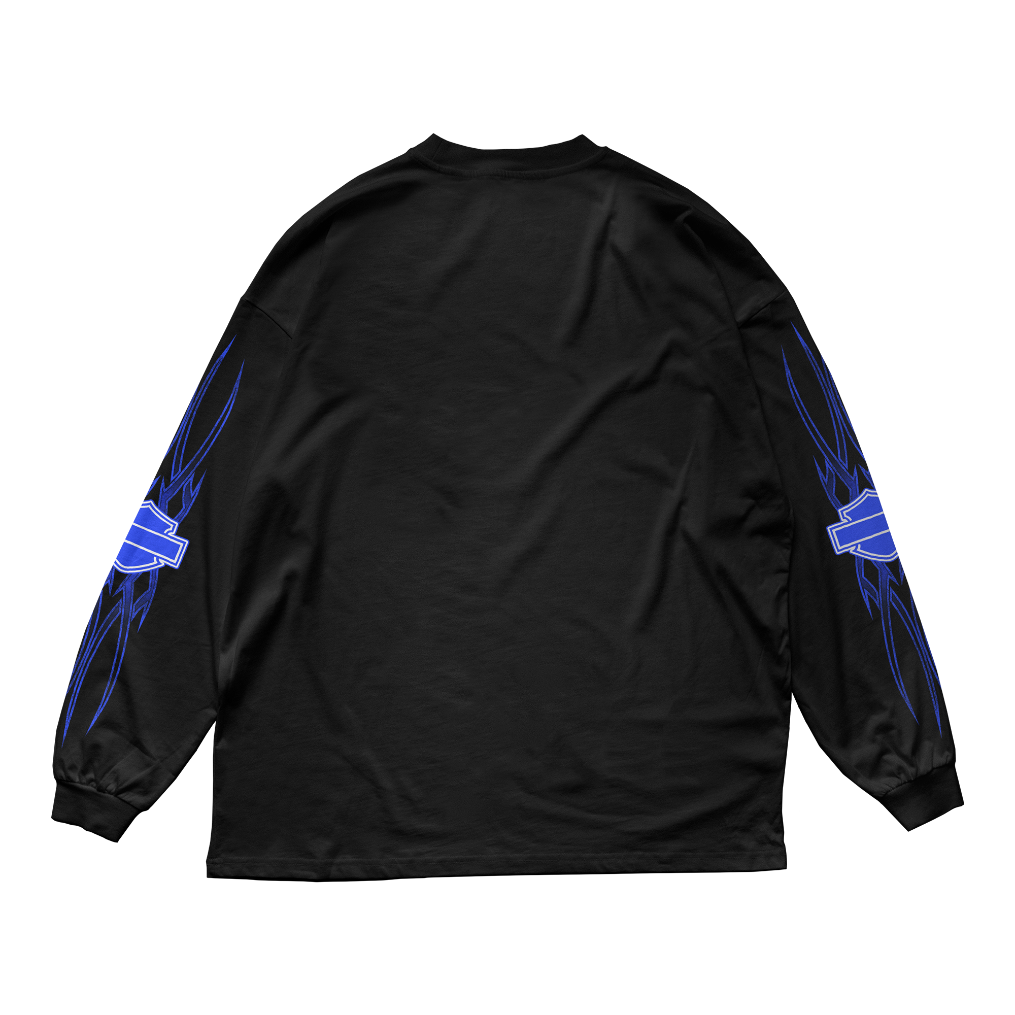 HARLEY LONG SLEEVE TEE - BLUE