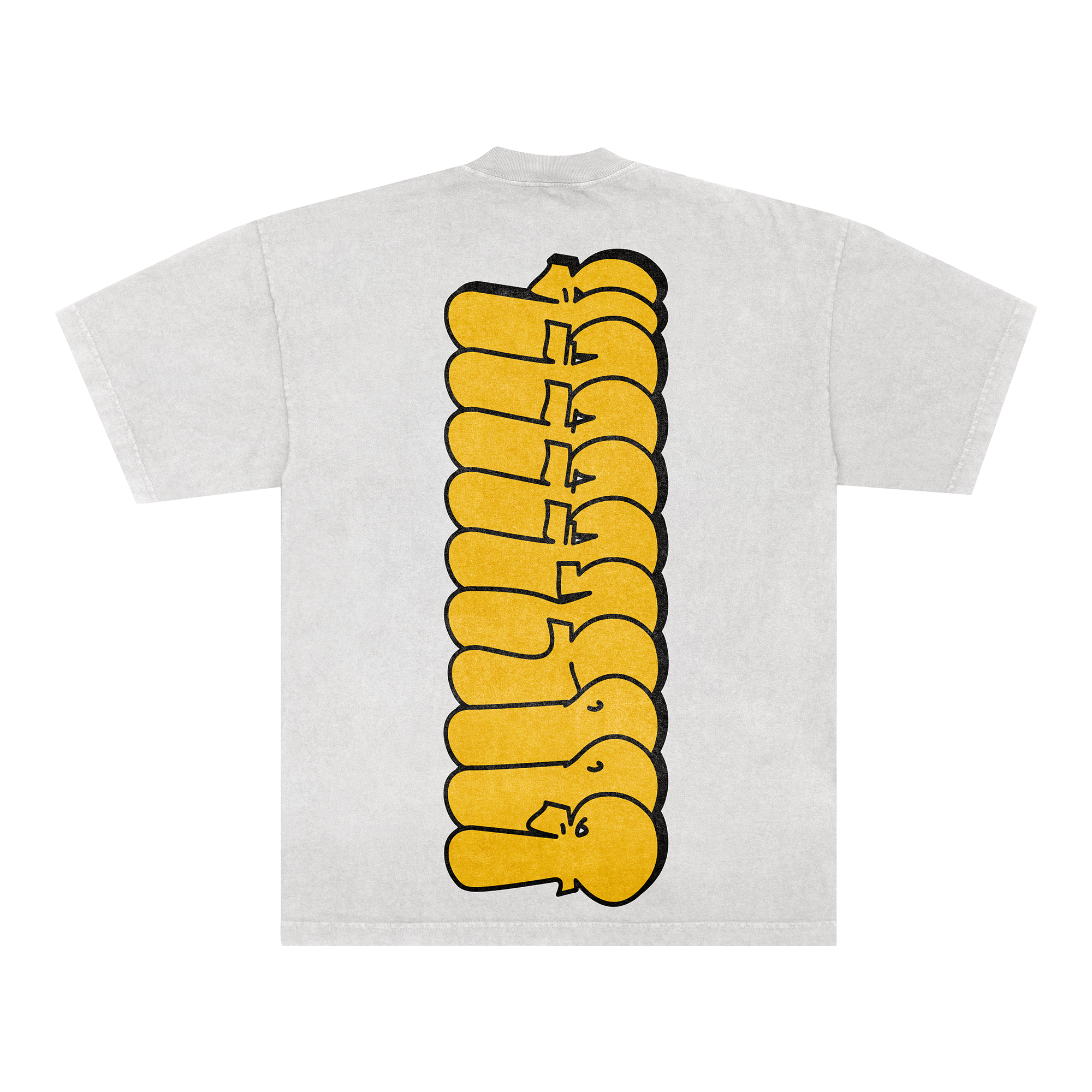 YELLOW TAGGED TEE - WHITE