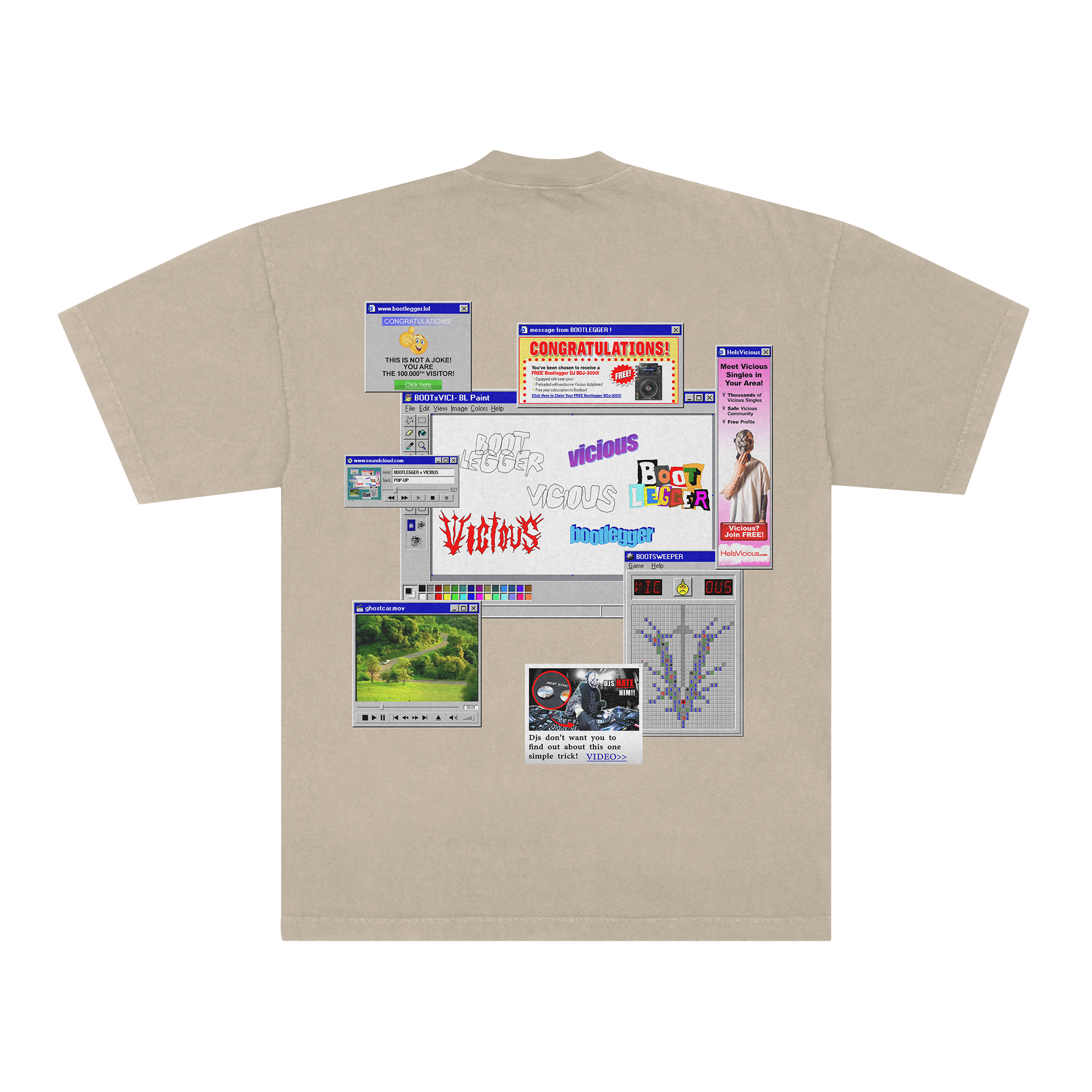 POP-UP TEE - CREME