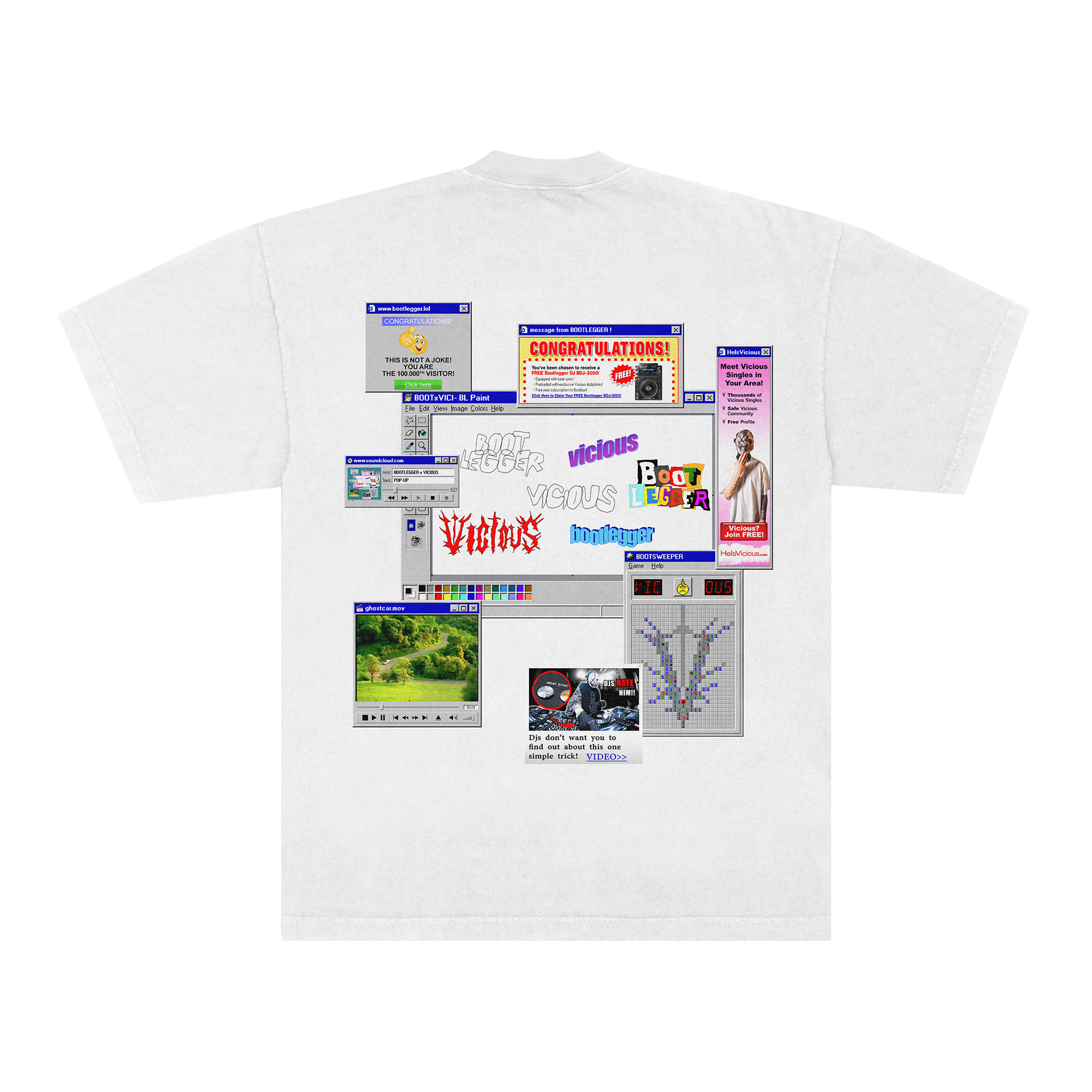 POP-UP TEE - WHITE