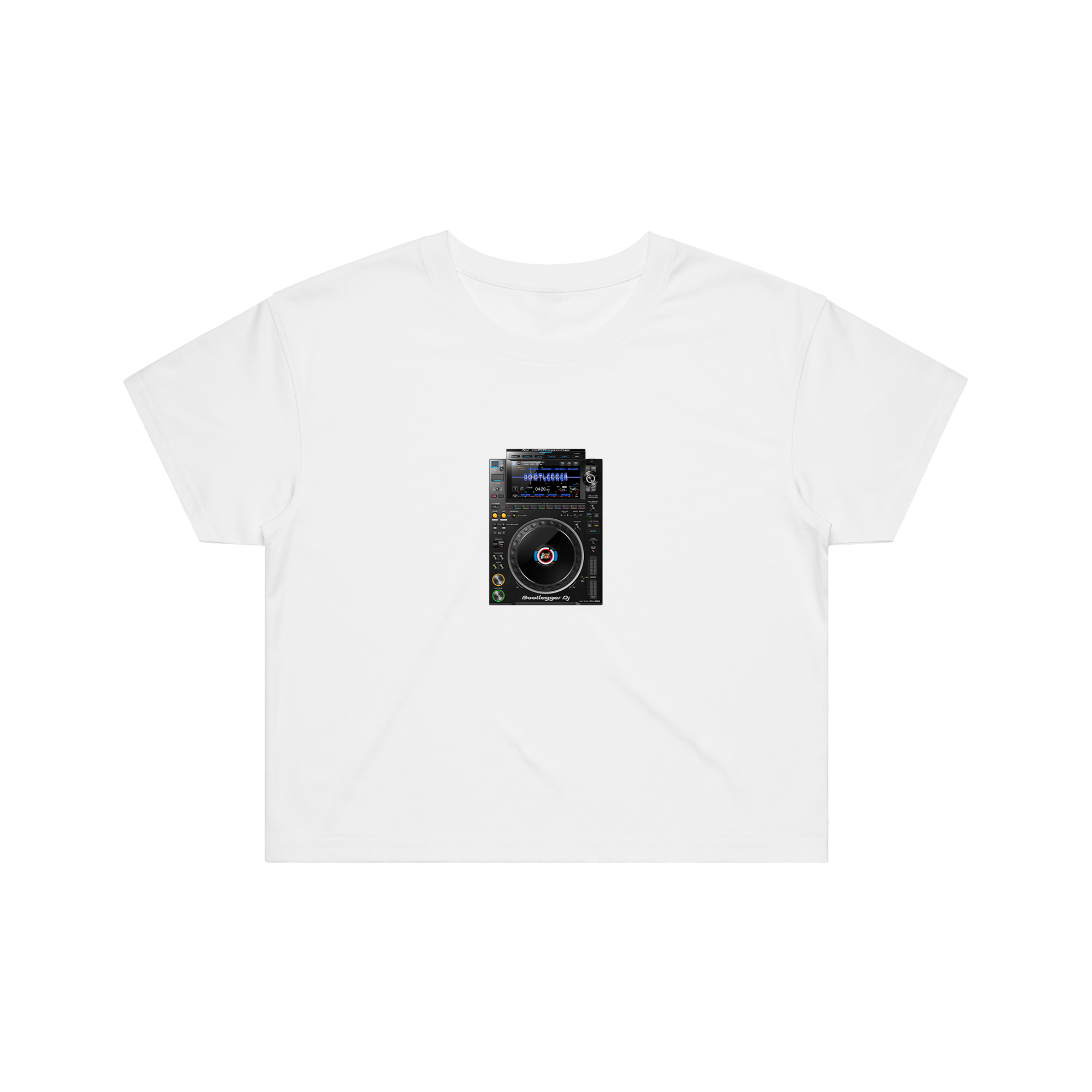 BDJ-3000 CROP TOP - WHITE