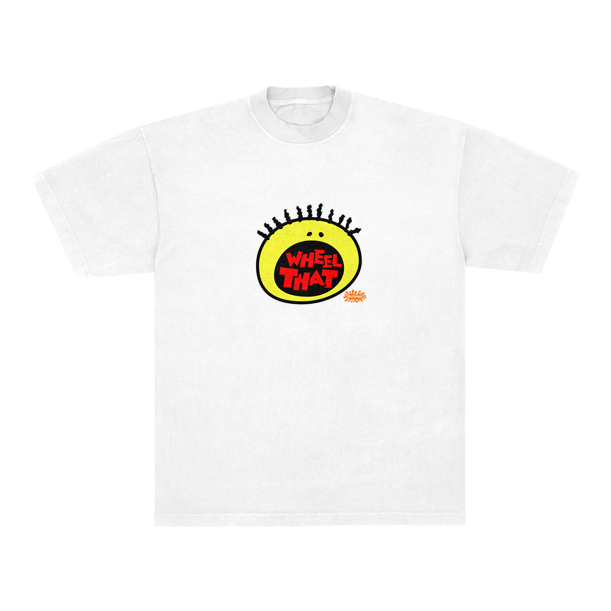 WHEEL THAT YELLOW TEE - WHITE