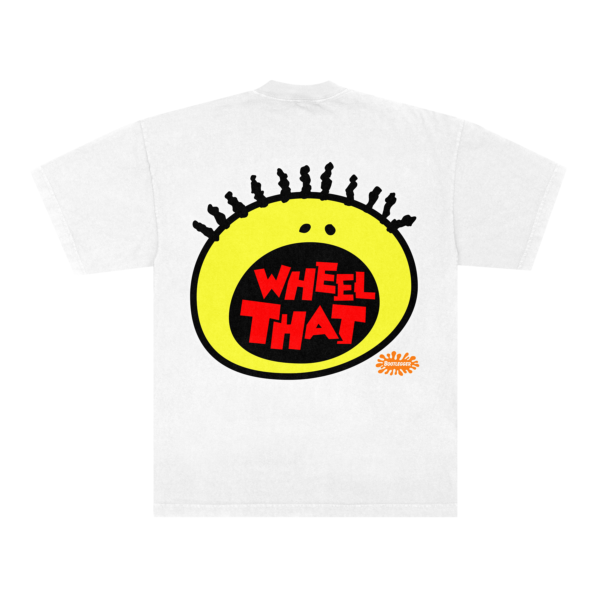 WHEEL THAT YELLOW TEE - WHITE