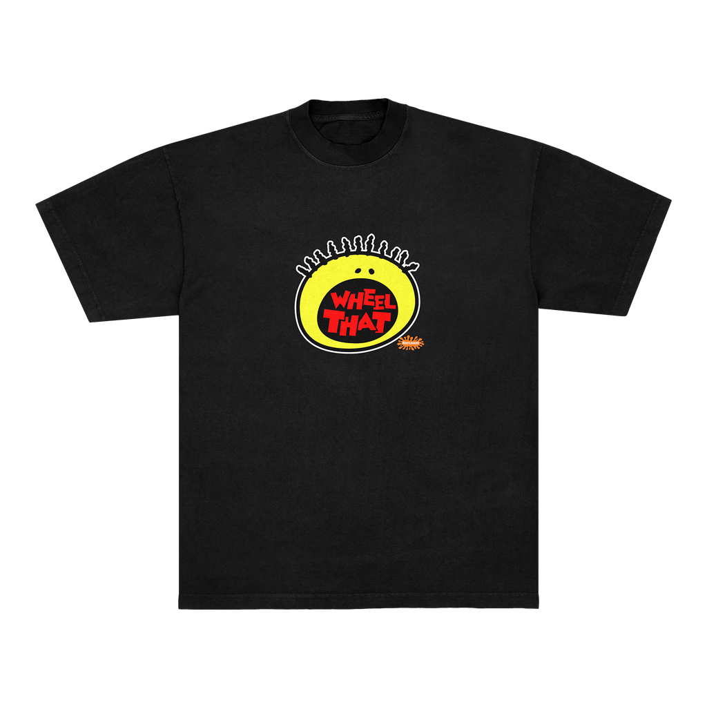 WHEEL THAT YELLOW TEE - BLACK
